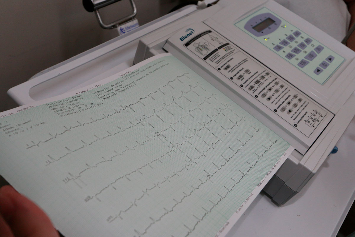 Exames como endoscopia, colonoscopia, eletrocardiograma e outros